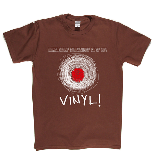 No to Downloads and MP3 Yes to Vinyl T Shirt product image 5