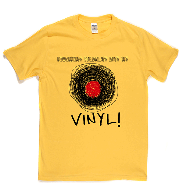 No to Downloads and MP3 Yes to Vinyl T Shirt product image 8