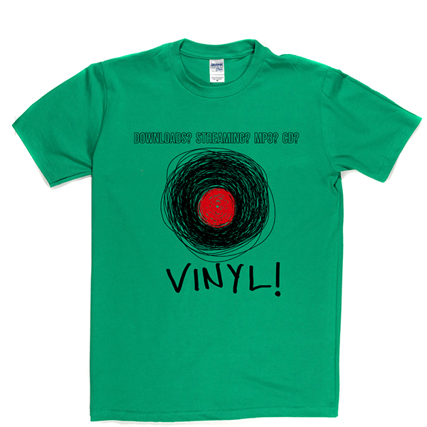No to Downloads and MP3 Yes to Vinyl T Shirt product image 12