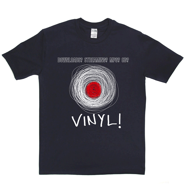 No to Downloads and MP3 Yes to Vinyl T Shirt product image 3