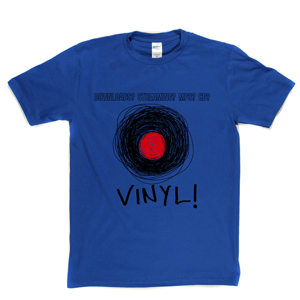 No to Downloads and MP3 Yes to Vinyl T Shirt product image 9