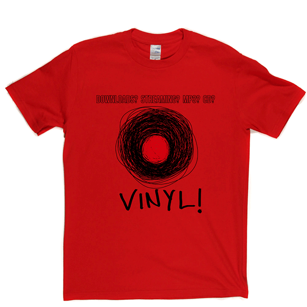 No to Downloads and MP3 Yes to Vinyl T Shirt product image 6