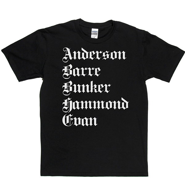 Jethro Tull Line Up T Shirt product image 2