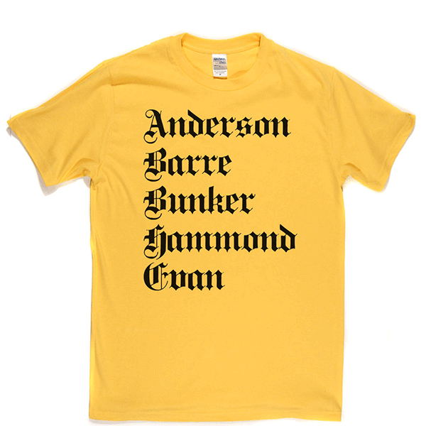 Jethro Tull Line Up T Shirt product image 6