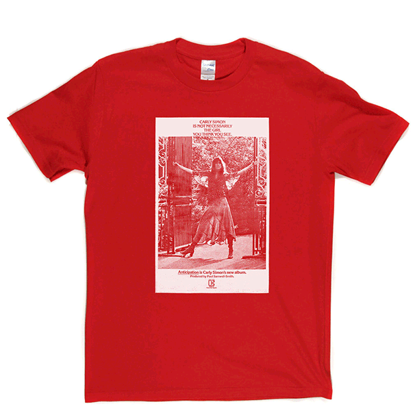 Carly Simon Anticipation T Shirt product image 9