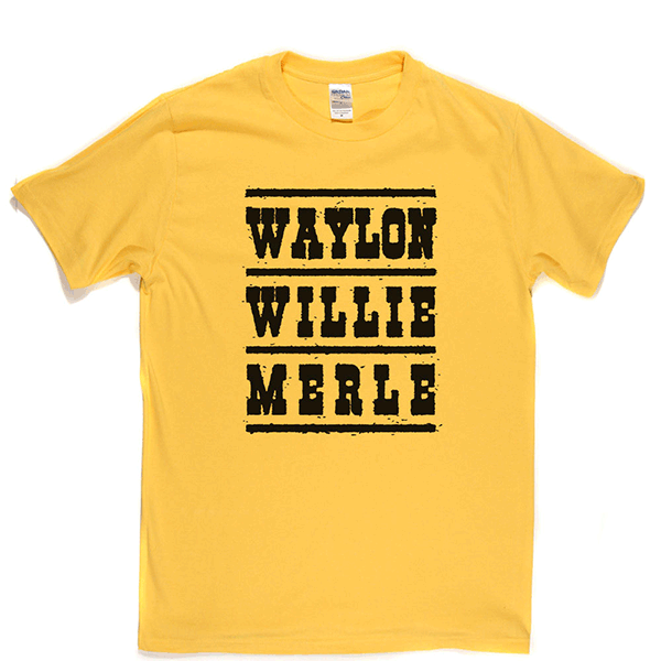 Waylon Willie Merle T Shirt product image 11