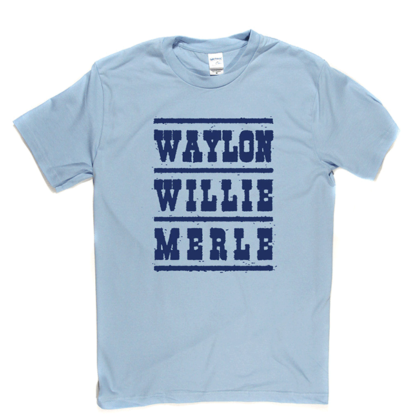Waylon Willie Merle T Shirt product image 6