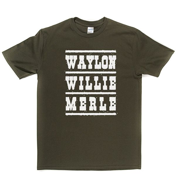 Waylon Willie Merle T Shirt product image 5