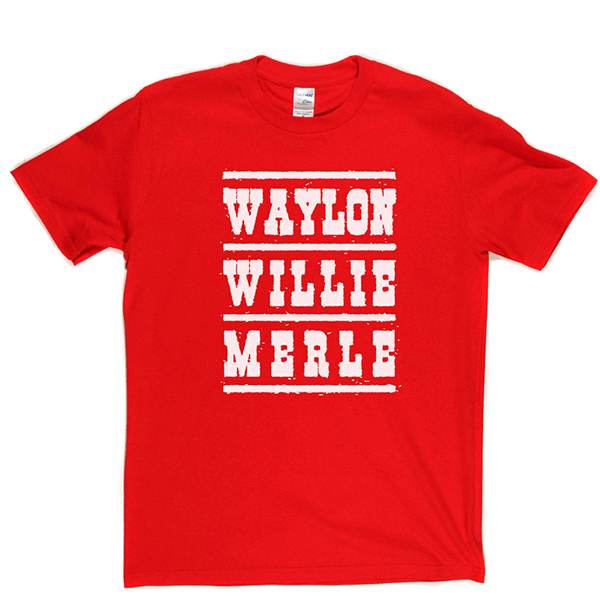 Waylon Willie Merle T Shirt product image 7