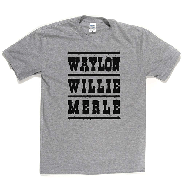 Waylon Willie Merle T Shirt product image 12