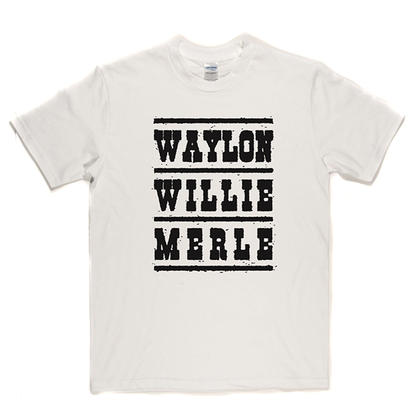 Waylon Willie Merle T Shirt product image 2
