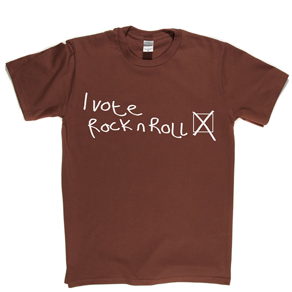 I Vote Rock N Roll T-shirt product image 3