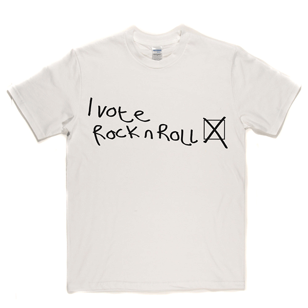 I Vote Rock N Roll T-shirt product image 2