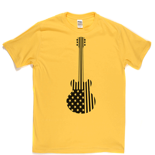 Star Stripes Guitar T-shirt product image 9