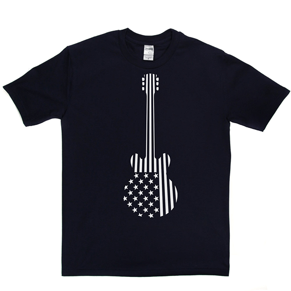 Star Stripes Guitar T-shirt product image 3