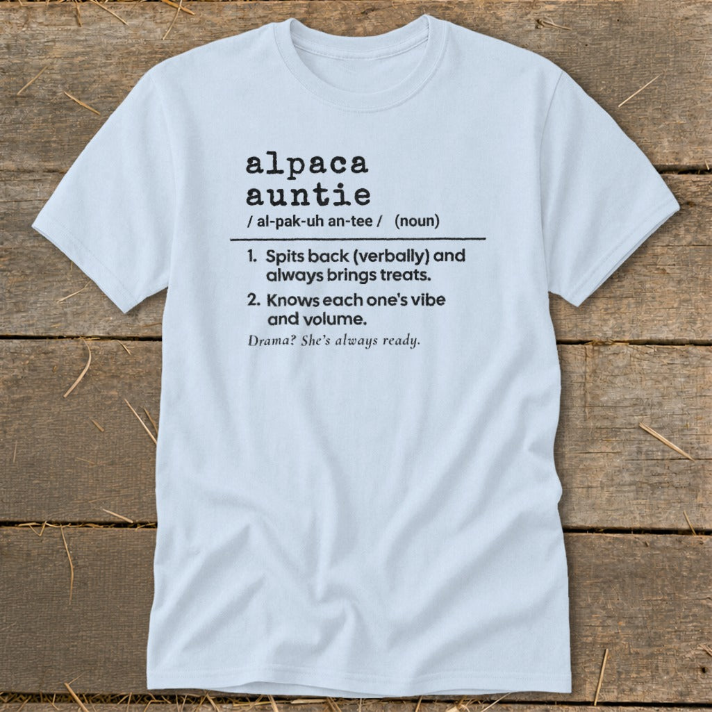 Alpaca Auntie Definition Classic Tee product image 4