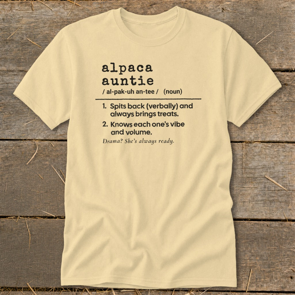 Alpaca Auntie Definition Classic Tee product image 7