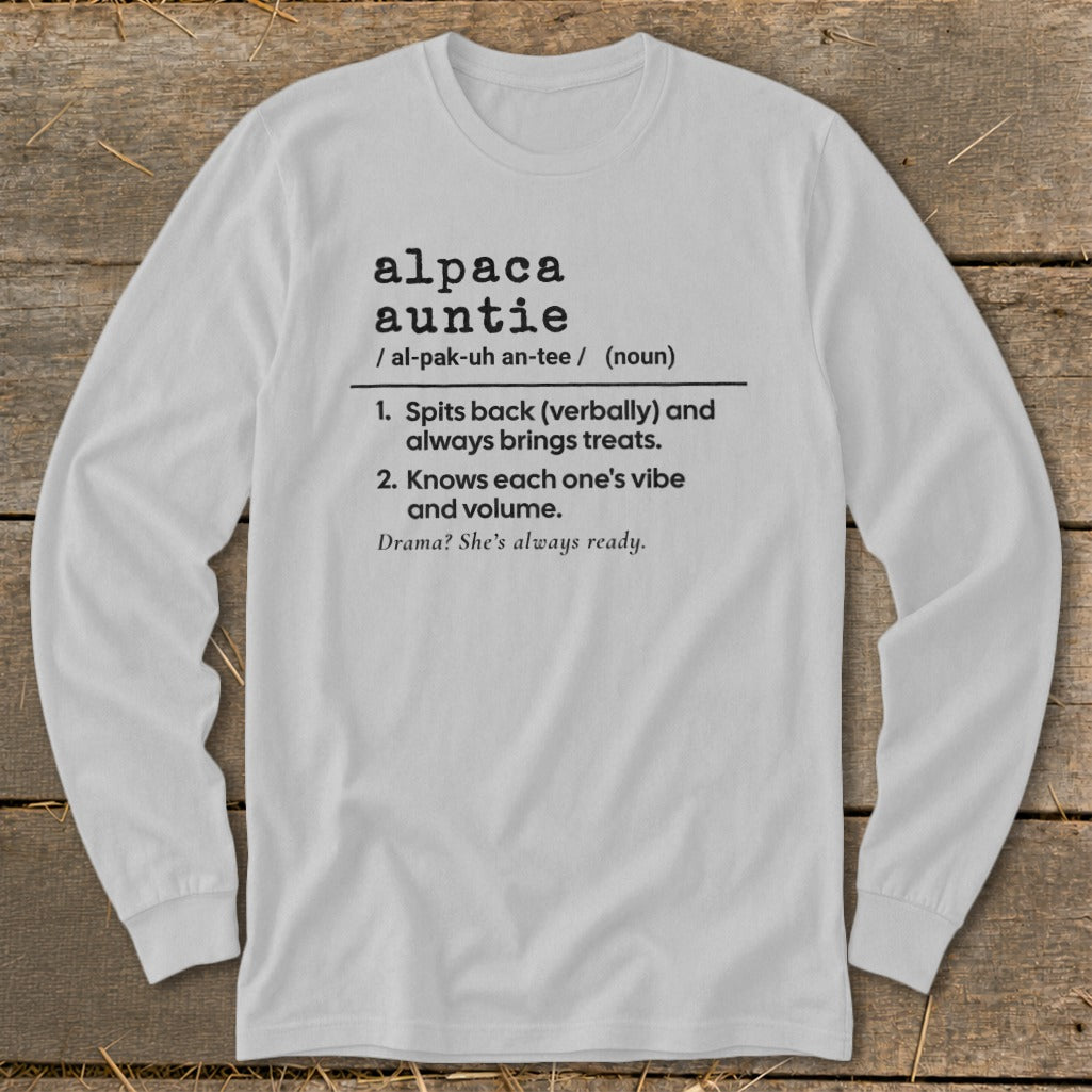 Alpaca Auntie Definition Long Sleeve Tee product image 4