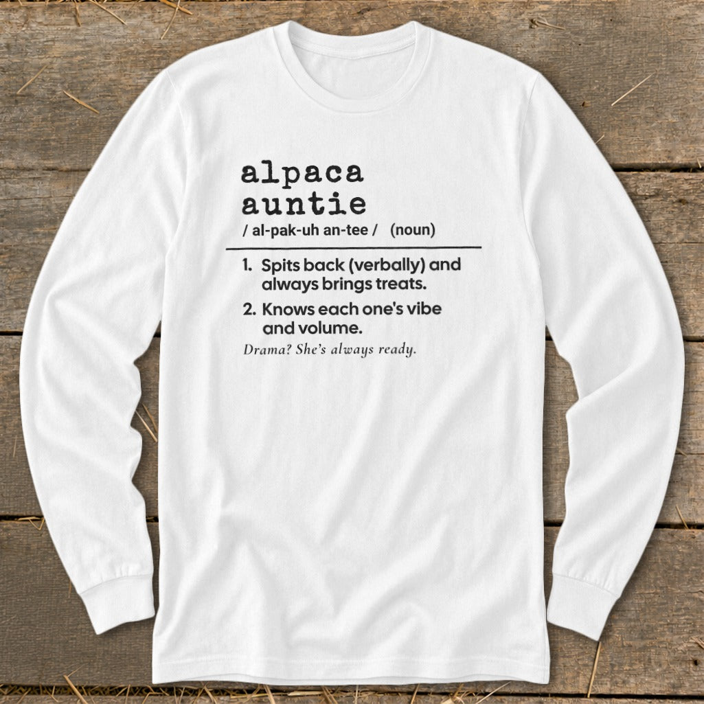 Alpaca Auntie Definition Long Sleeve Tee product image 1