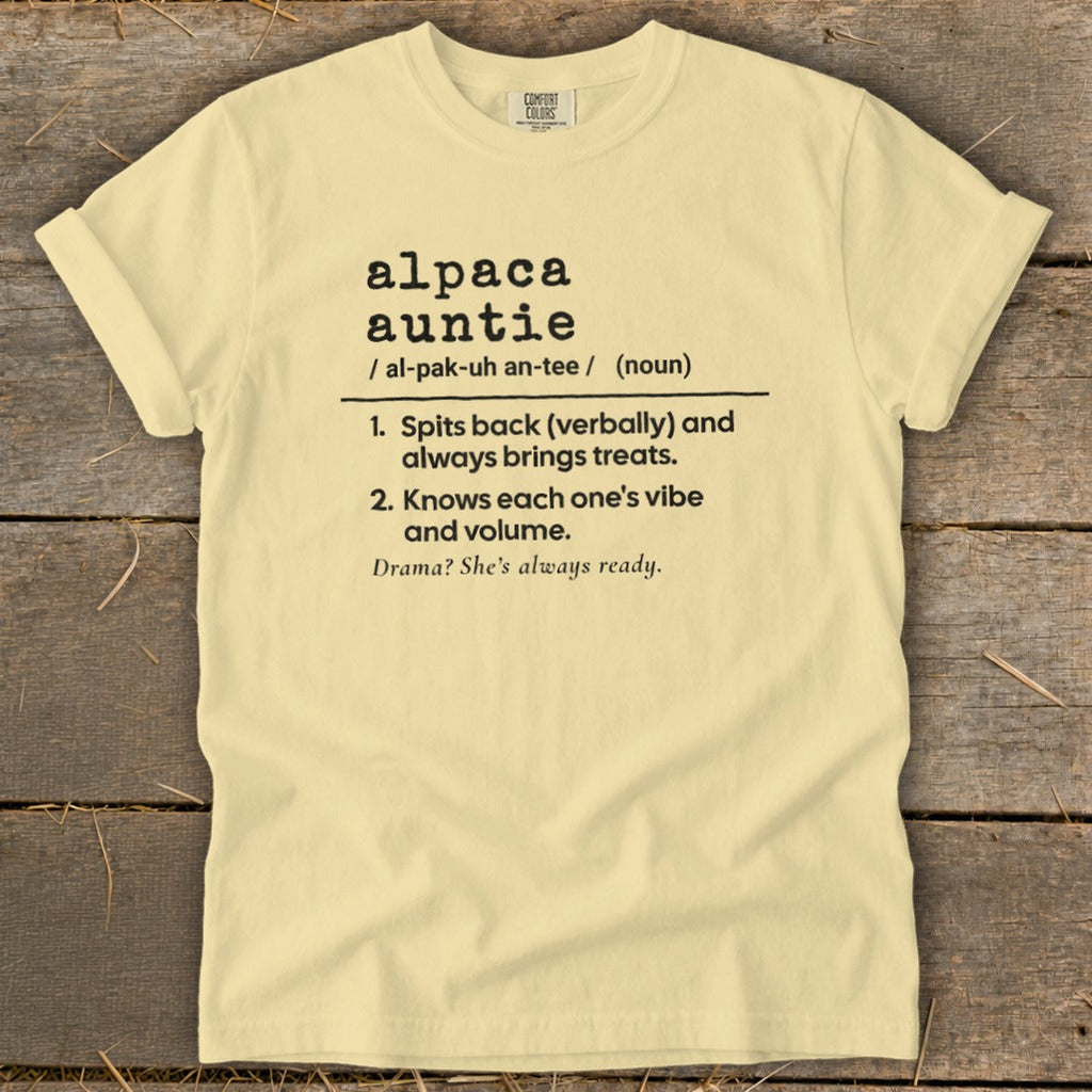 Alpaca Auntie Definition Signature Tee product image 3
