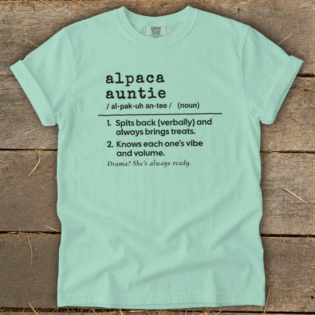 Alpaca Auntie Definition Signature Tee product image 6