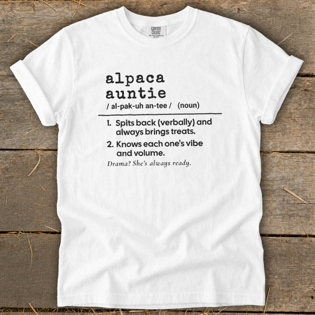 Alpaca Auntie Definition Signature Tee product image 7