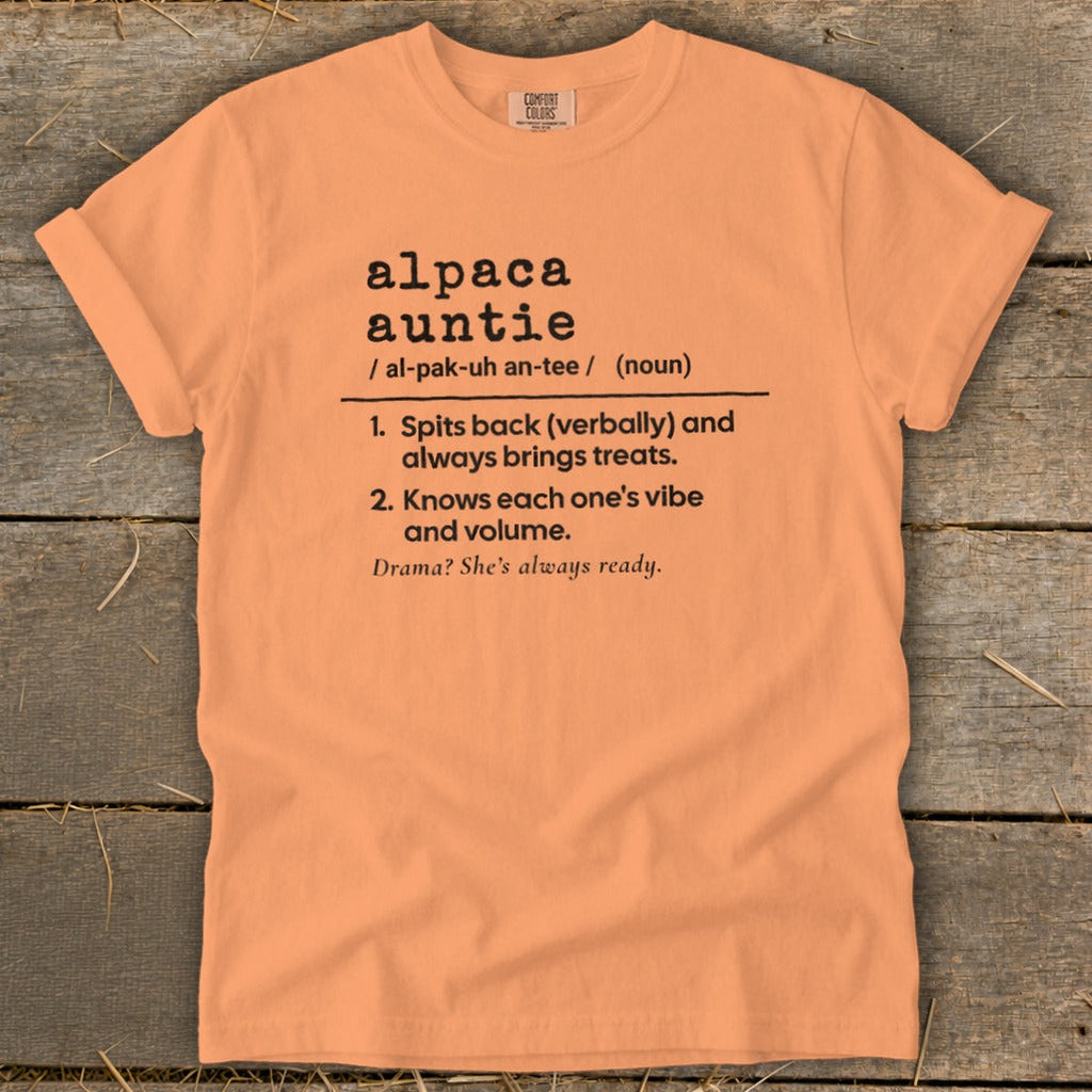 Alpaca Auntie Definition Signature Tee product image 8