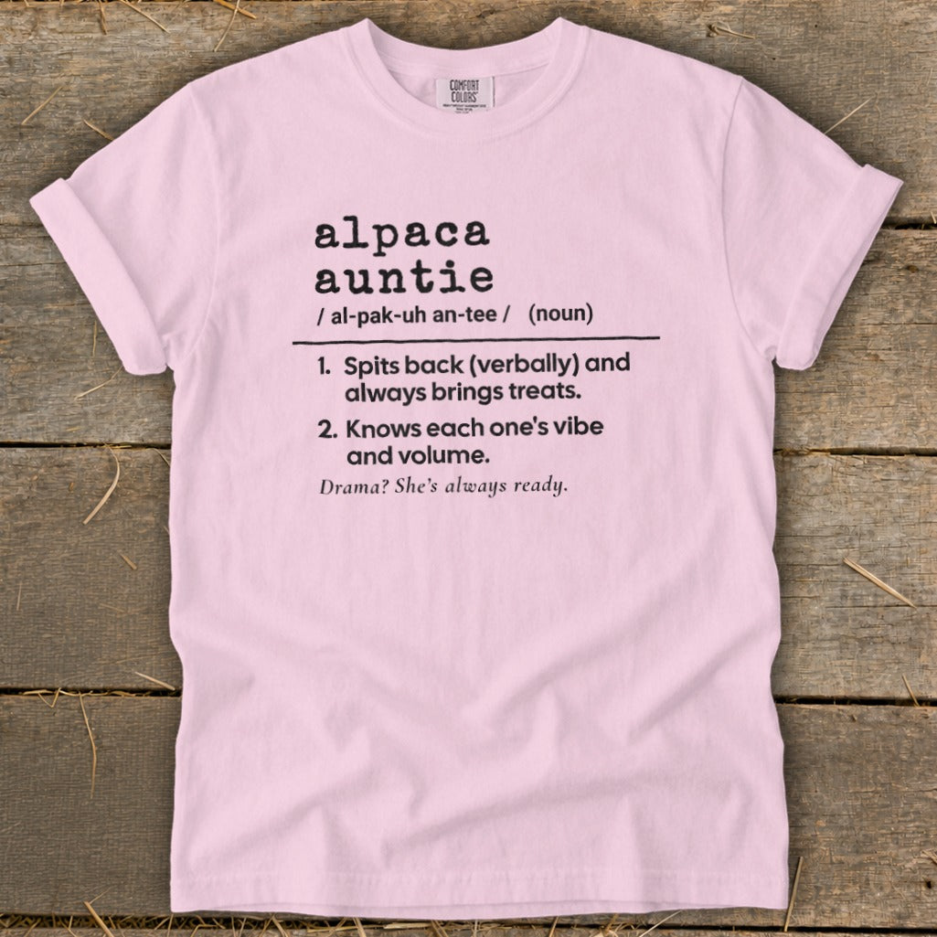 Alpaca Auntie Definition Signature Tee product image 1