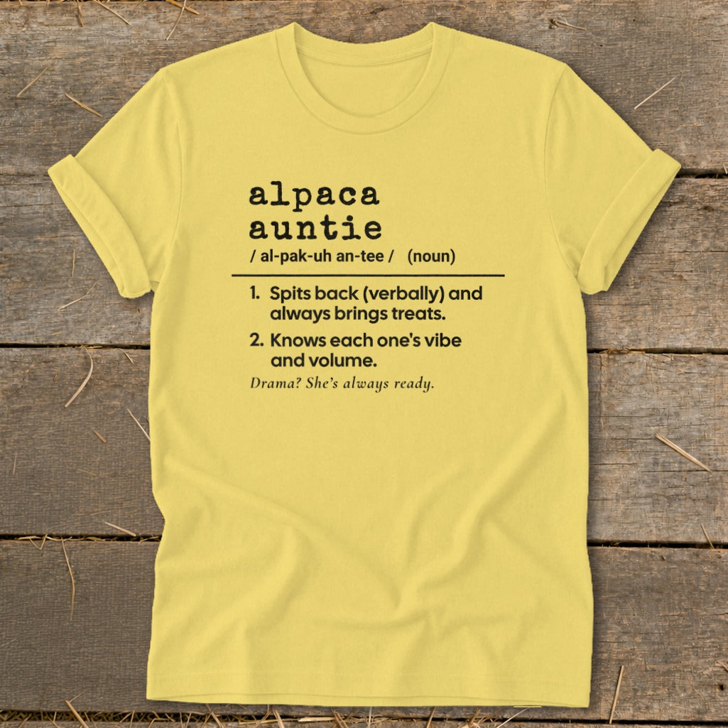 Alpaca Auntie Definition Softstyle Tee product image 7