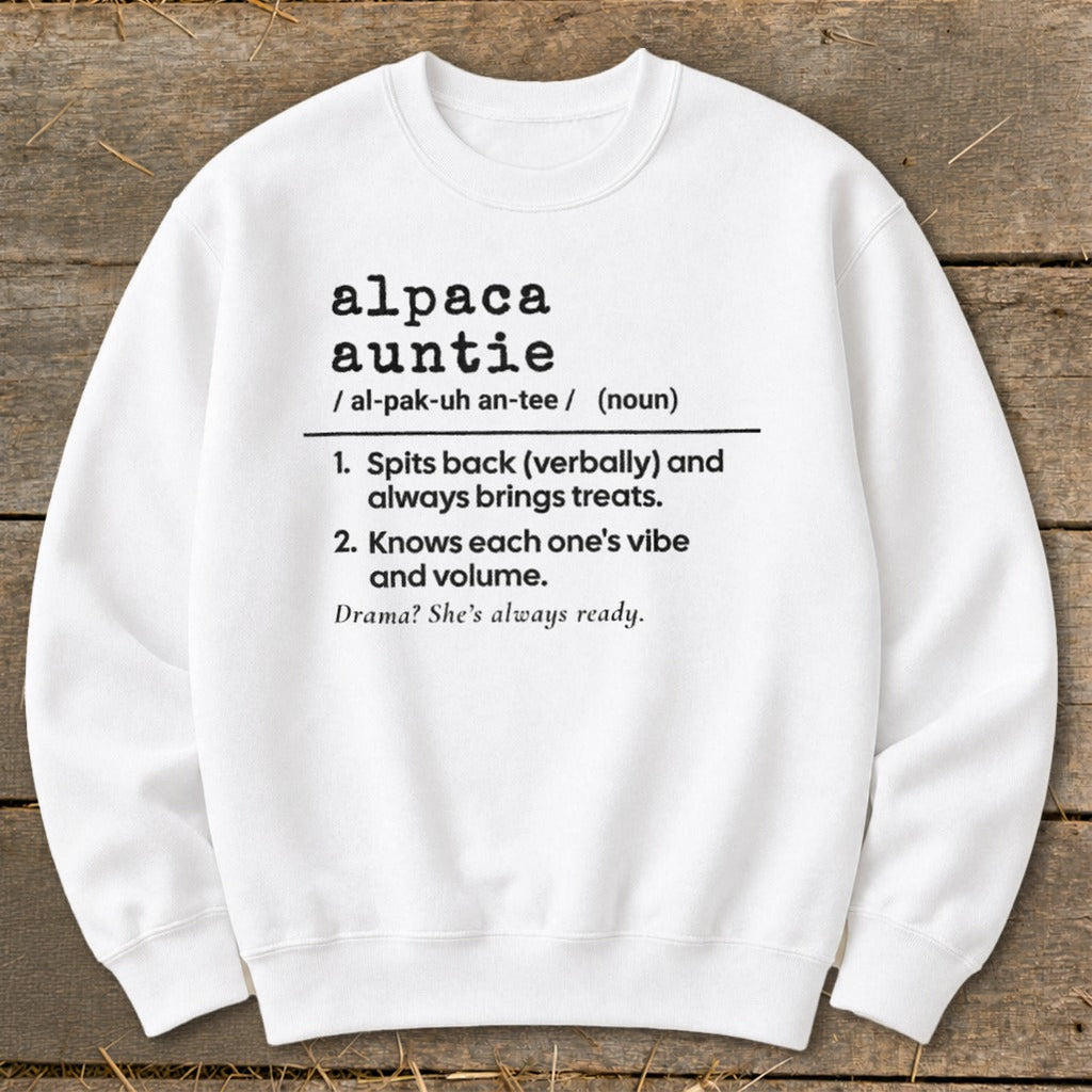 Alpaca Auntie Definition Sweatshirt product image 1