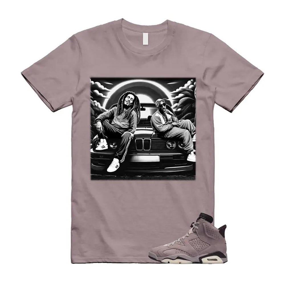6 Smokey Mauve Black Diffused Taupe Cameo Rose Shirt To product image 1