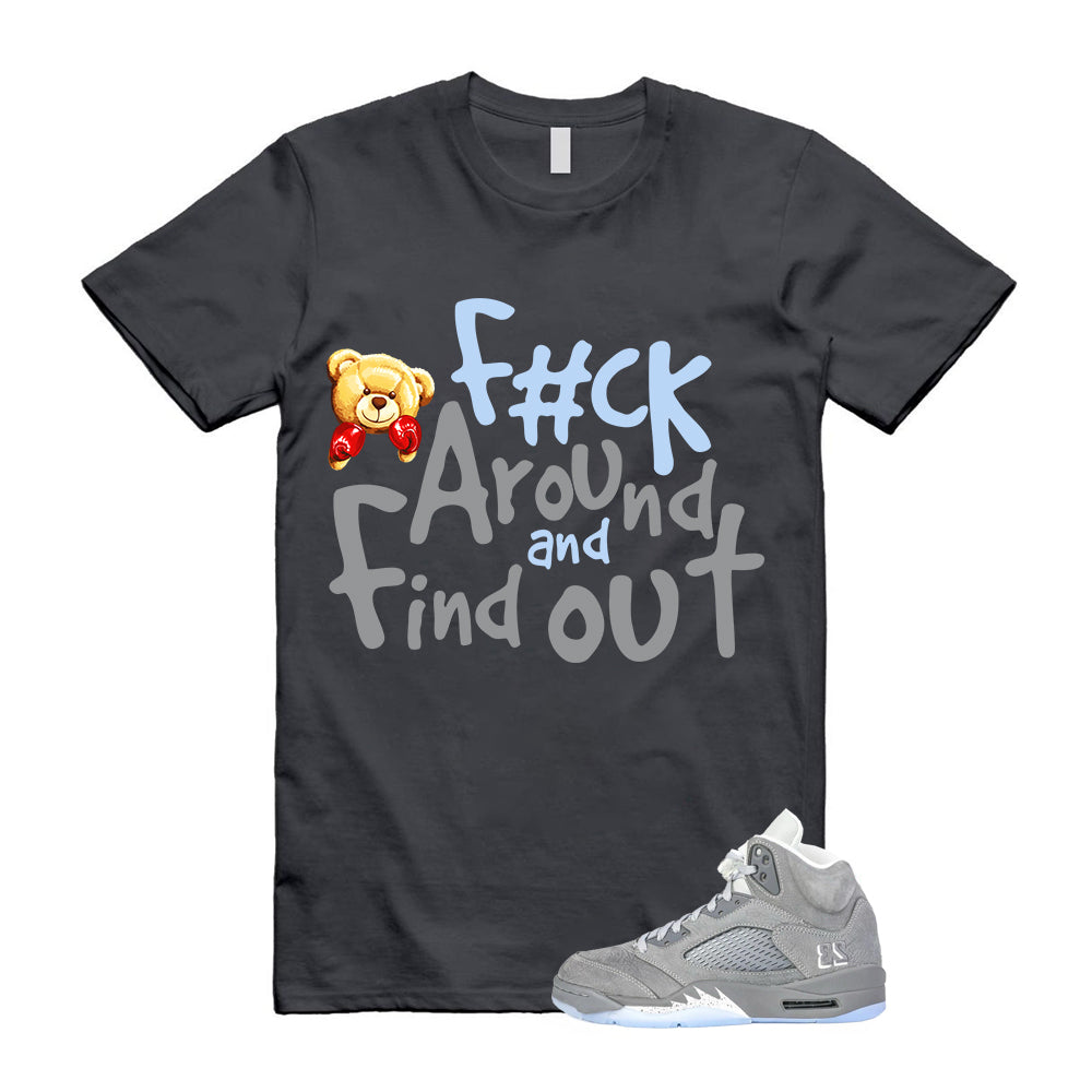 Air 5 Wolf Grey Shirt To Match Fck T-Shirt 2026 product image 1