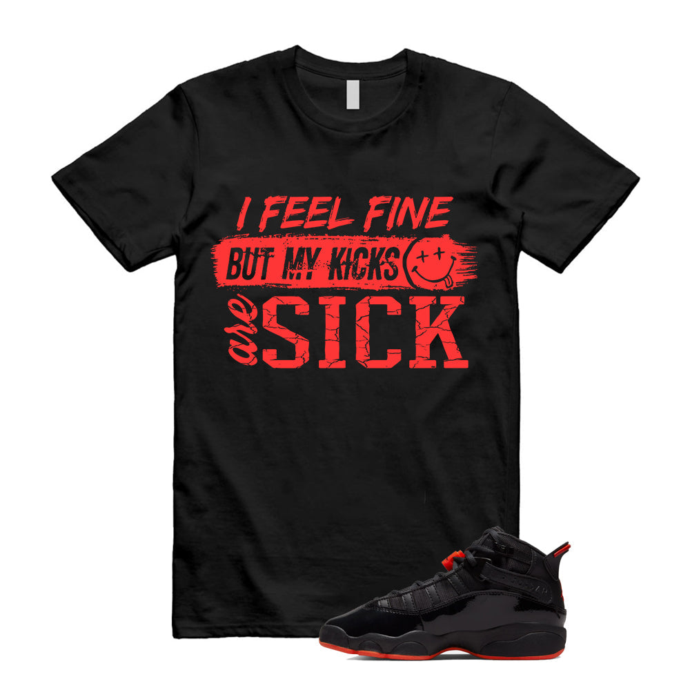 6 Rings Black Infrared Shirt To Match Sick Kicks T-Shirt product image 1