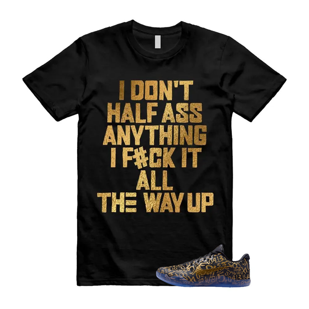 11 Protro Black And Metallic Gold 2026 Shirt To Match Half product image 1