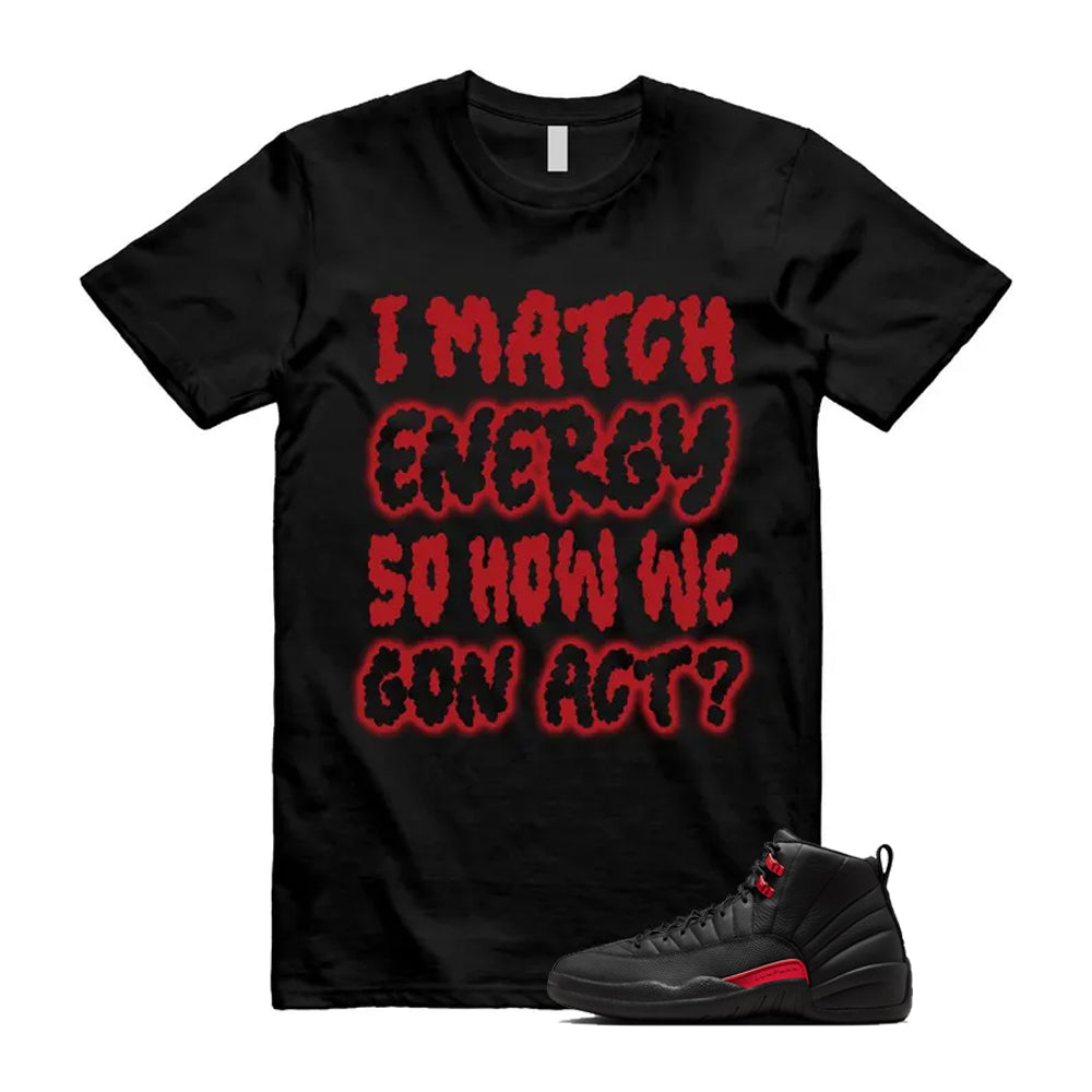 12 Bloodline in Black Varsity Red Shirt To Match I Energy product image 1