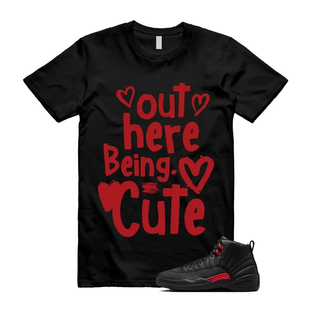 12 Bloodline in Black Varsity Red Shirt To Match Out Here product image 1