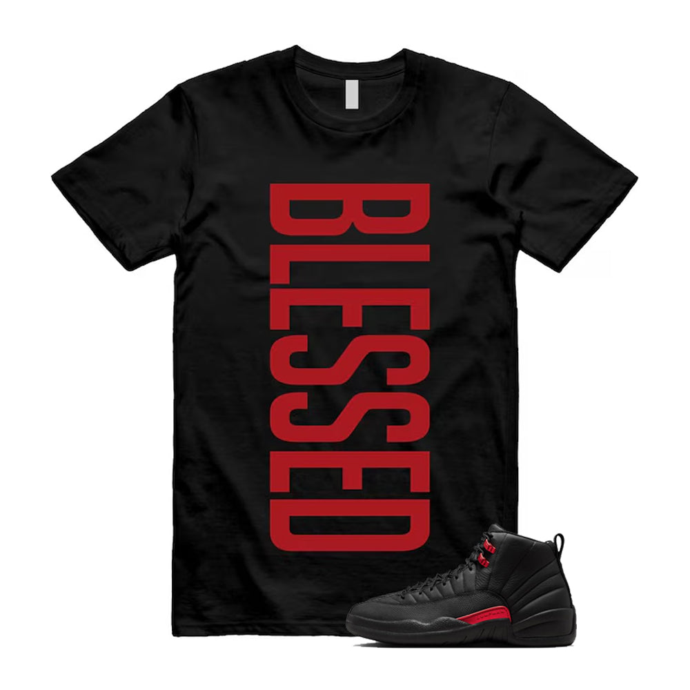 12 Bloodline in Black Varsity Red Shirt To Match Vertbls product image 1