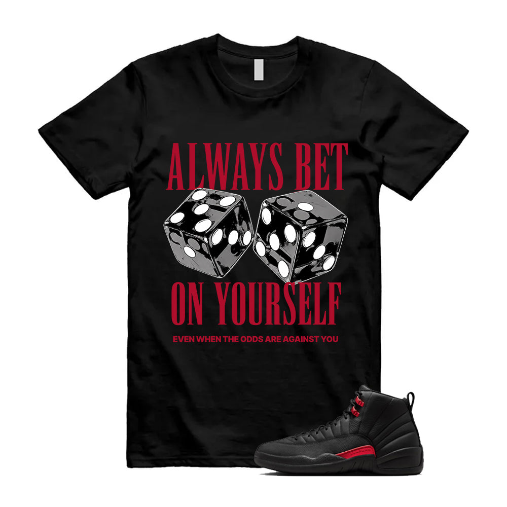 12 Bloodline in Black Varsity Red Shirt To Match Always Bet product image 1
