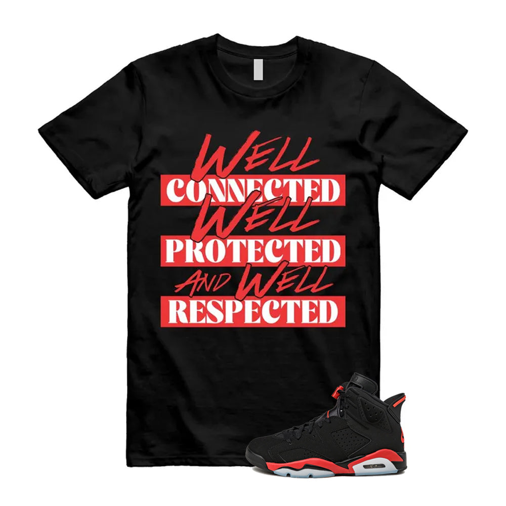 6 Infrared Salesman Black Red Shirt To Match Well T-Shirt product image 1