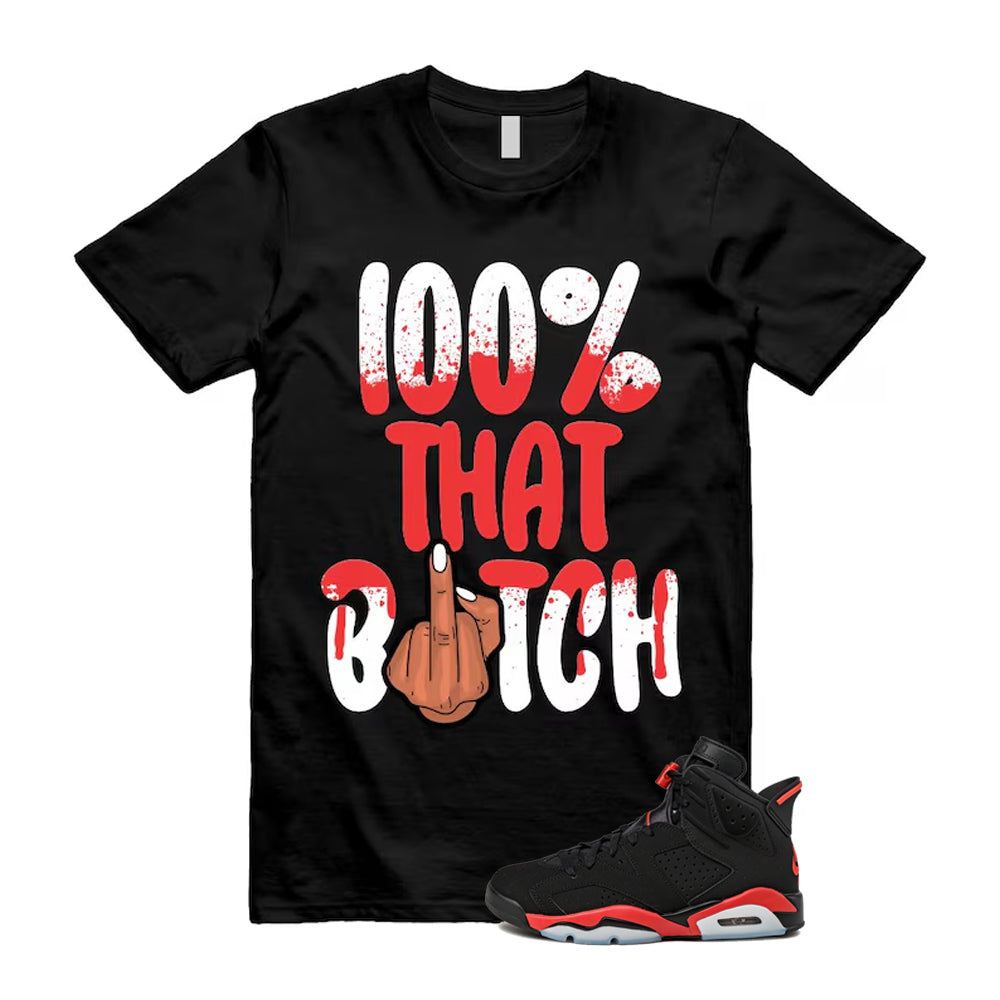 6 Infrared Salesman Black Red Shirt To Match 100 T-Shirt product image 1