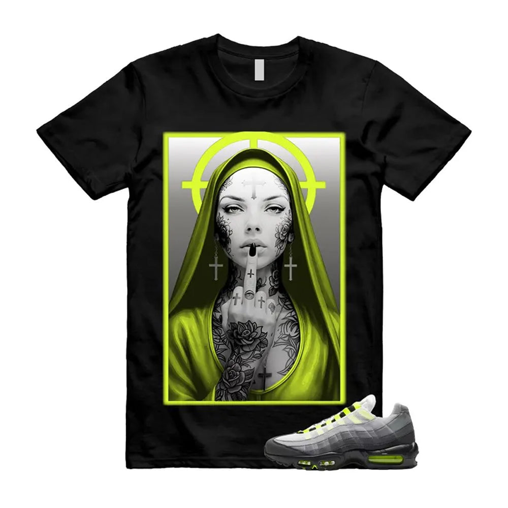 Air Max 95 OG Big Bubble Neon Shirt To Match Nun T-Shirt product image 1
