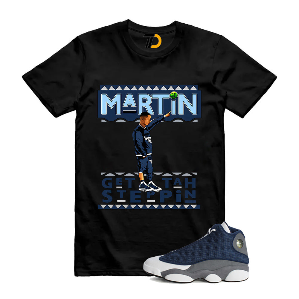 13s Flint Navy Grey White Shirt To Match Martin T-Shirt 2026 product image 1
