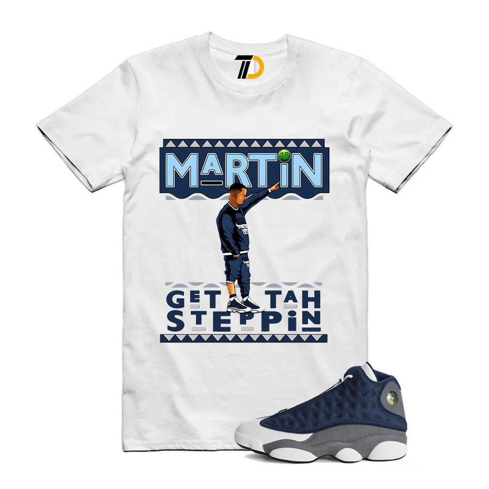 13s Flint Navy Grey White Shirt To Match Martin T-Shirt 2026 product image 2