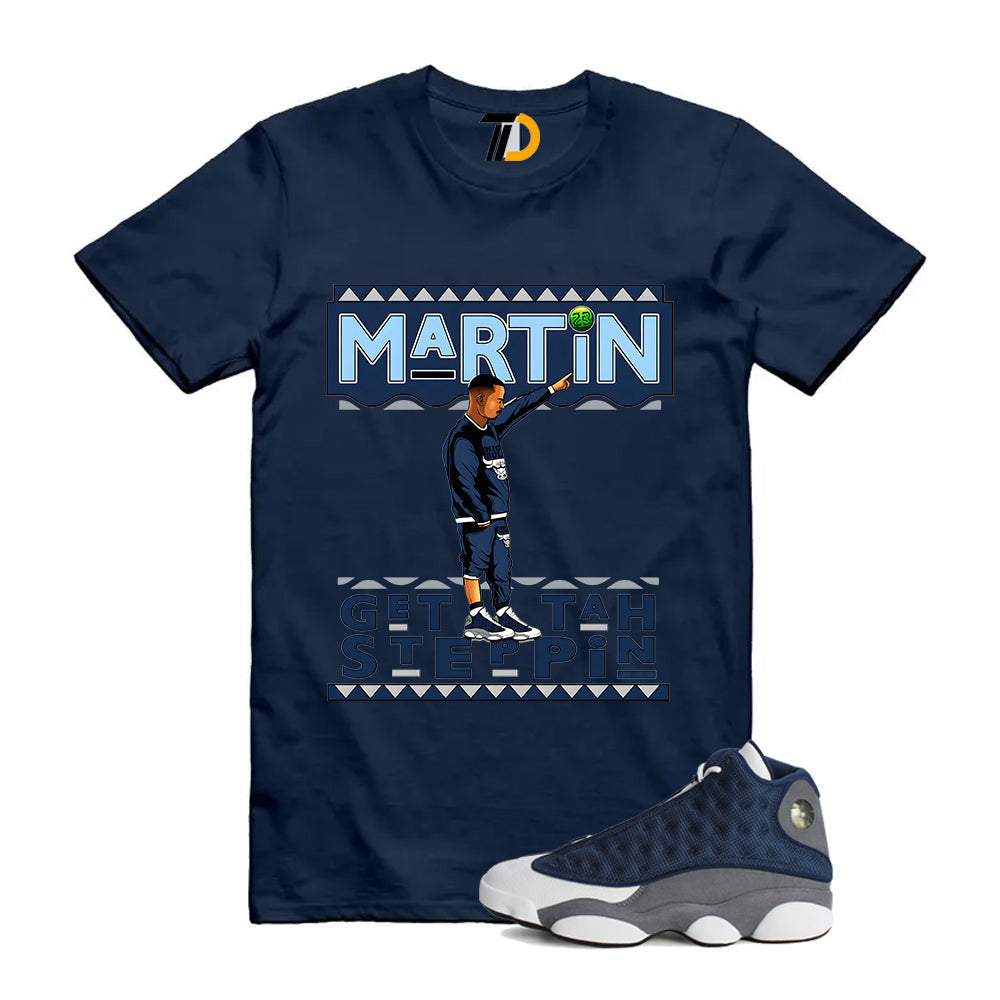 13s Flint Navy Grey White Shirt To Match Martin T-Shirt 2026 product image 3