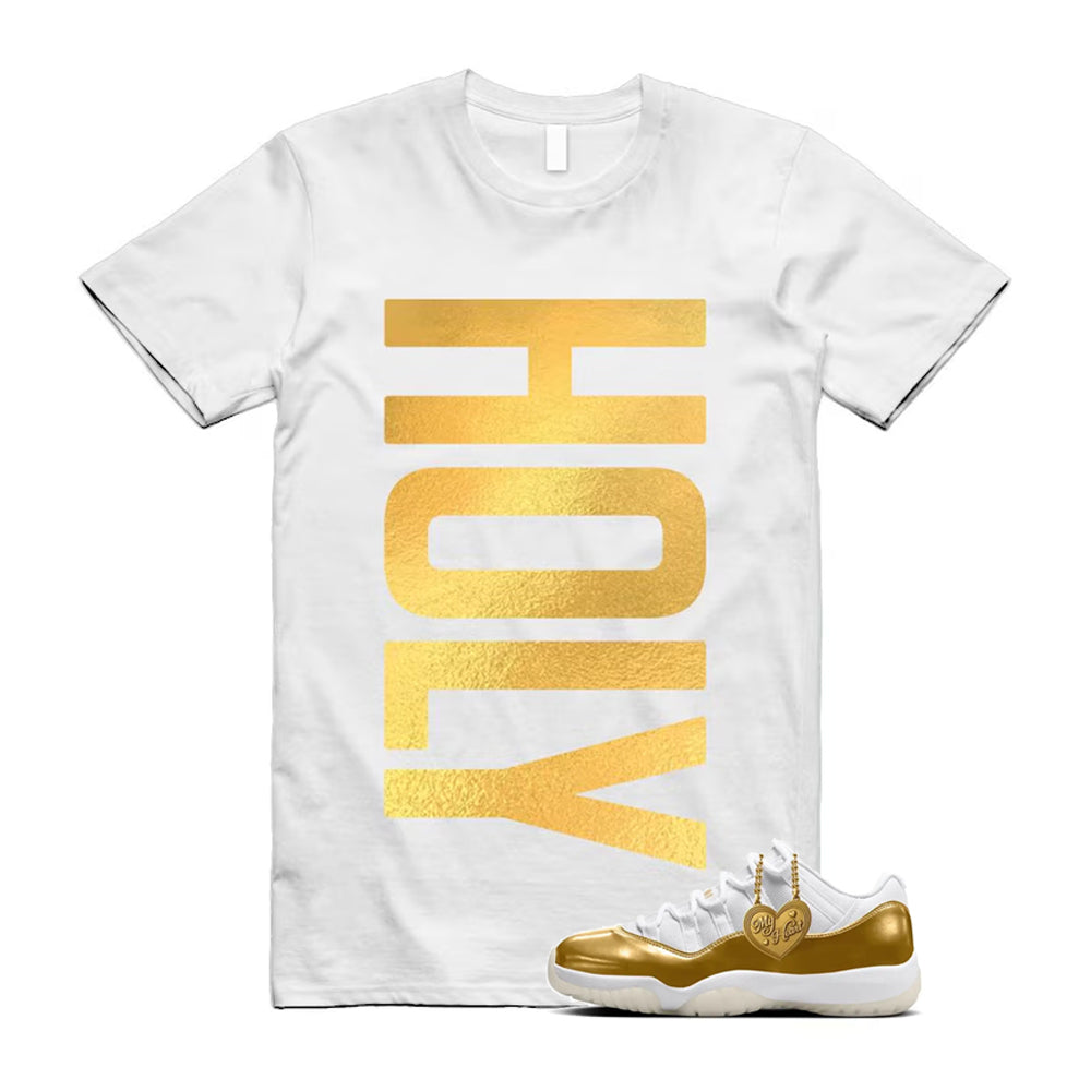 11 Low Mother's Day Gold White 2026 Shirt To Match Holy product image 1