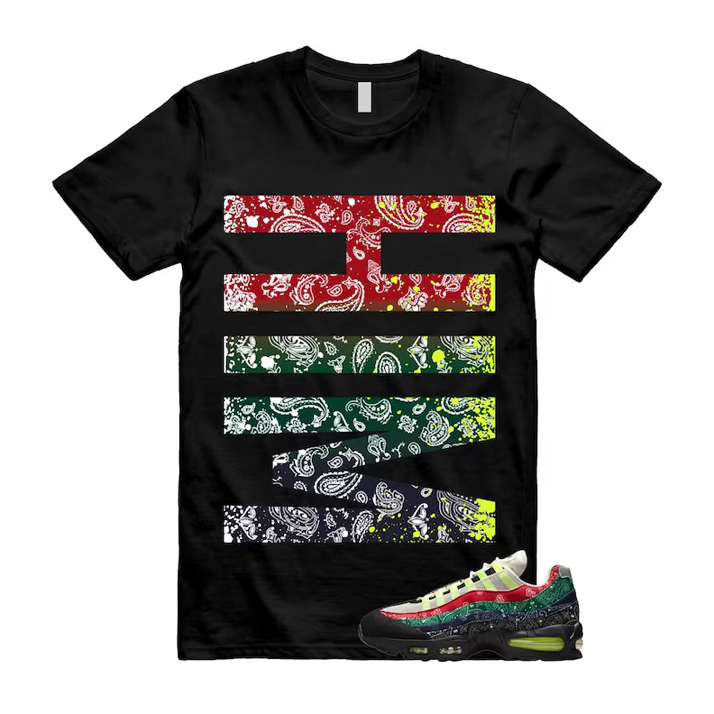 Air Max 95 Paisley Bandana Big Bubble Neon Volt Red Green product image 1