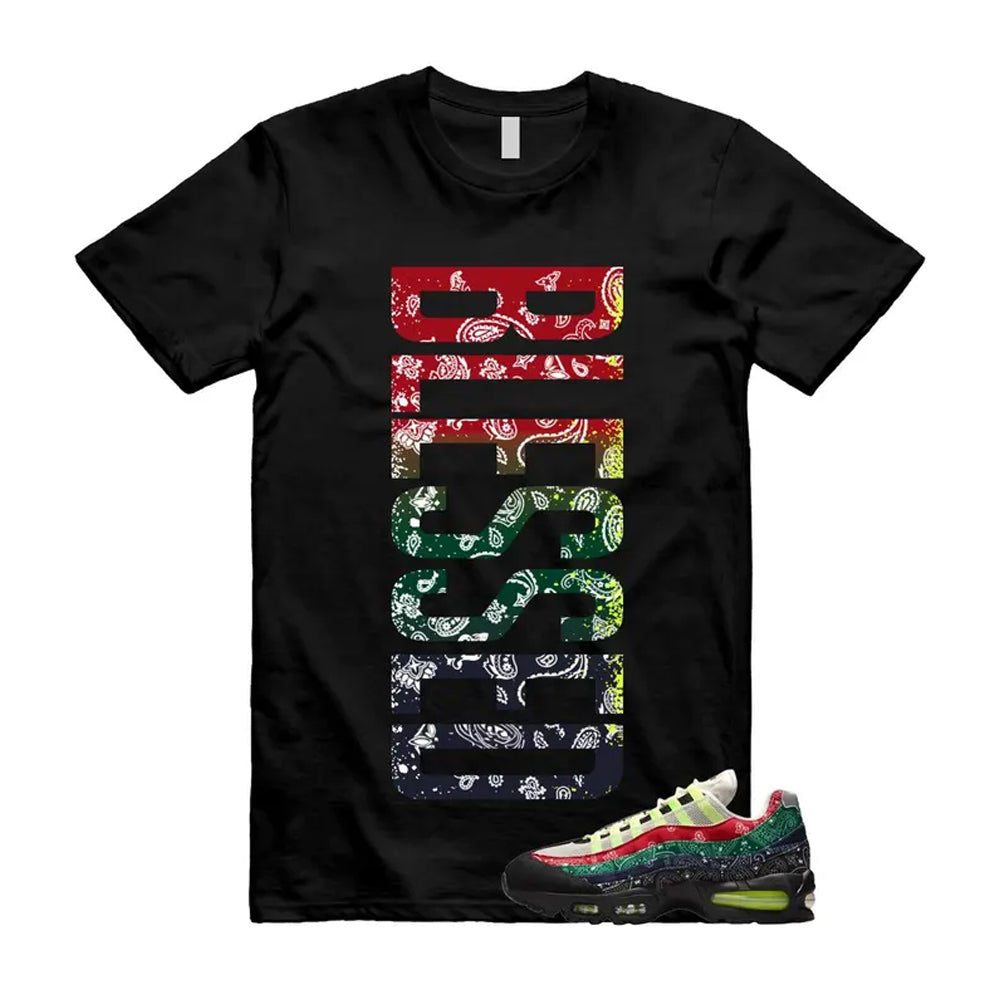 Air Max 95 Paisley Bandana Big Bubble Neon Volt Red Green product image 1