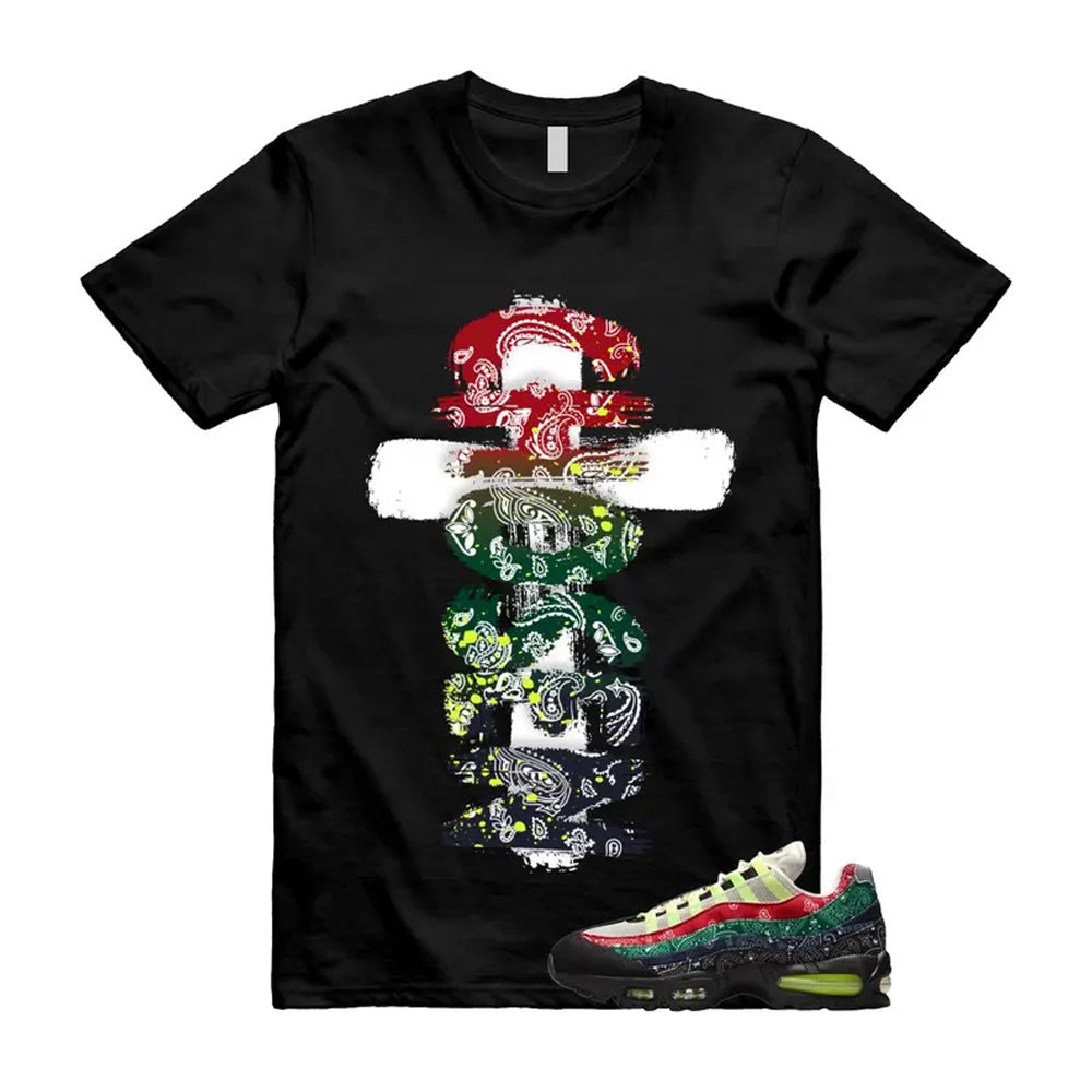 Air Max 95 Paisley Bandana Big Bubble Neon Volt Red Green product image 1
