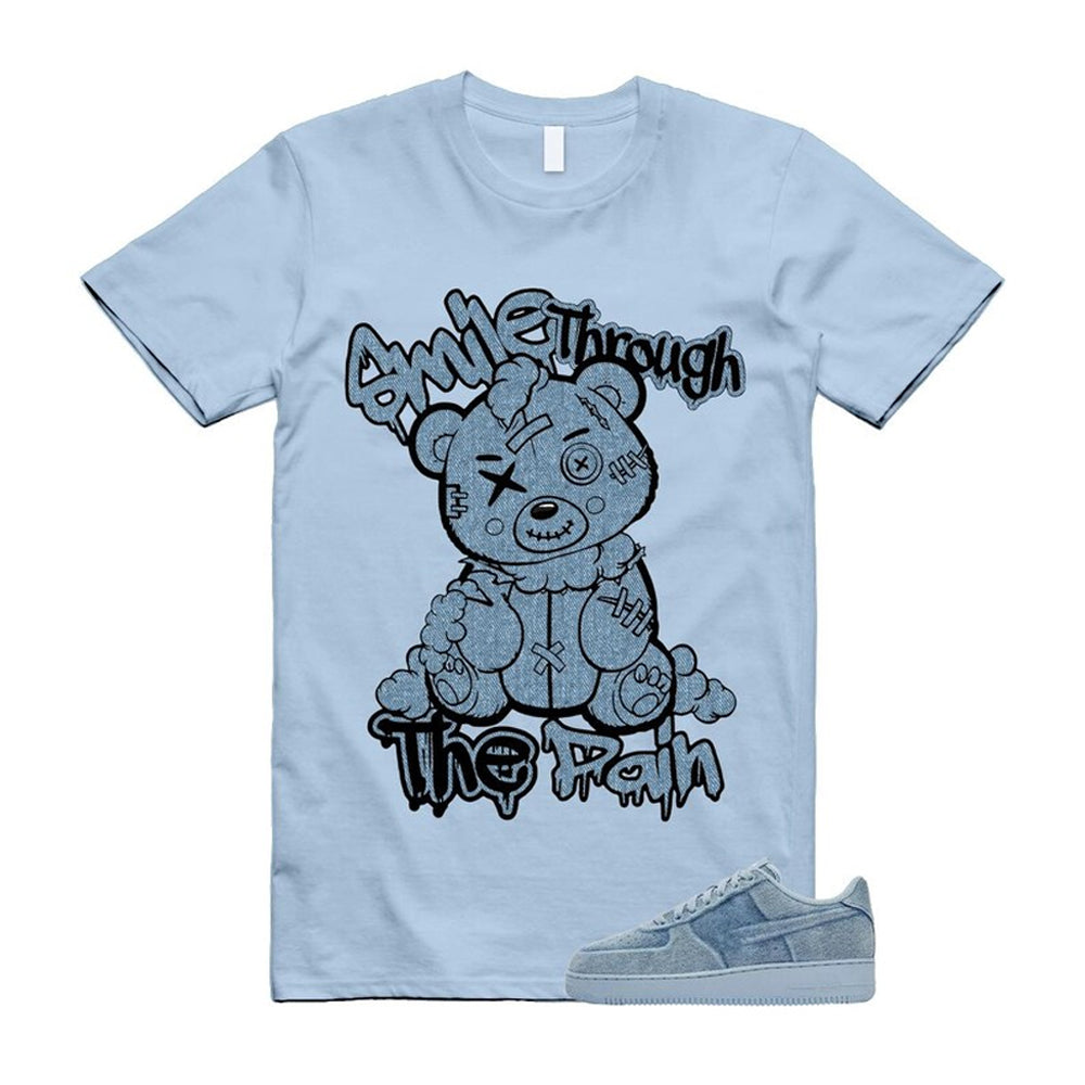 Air Force 1 Denim Light Armory Blue Shirt To Match Smile product image 1