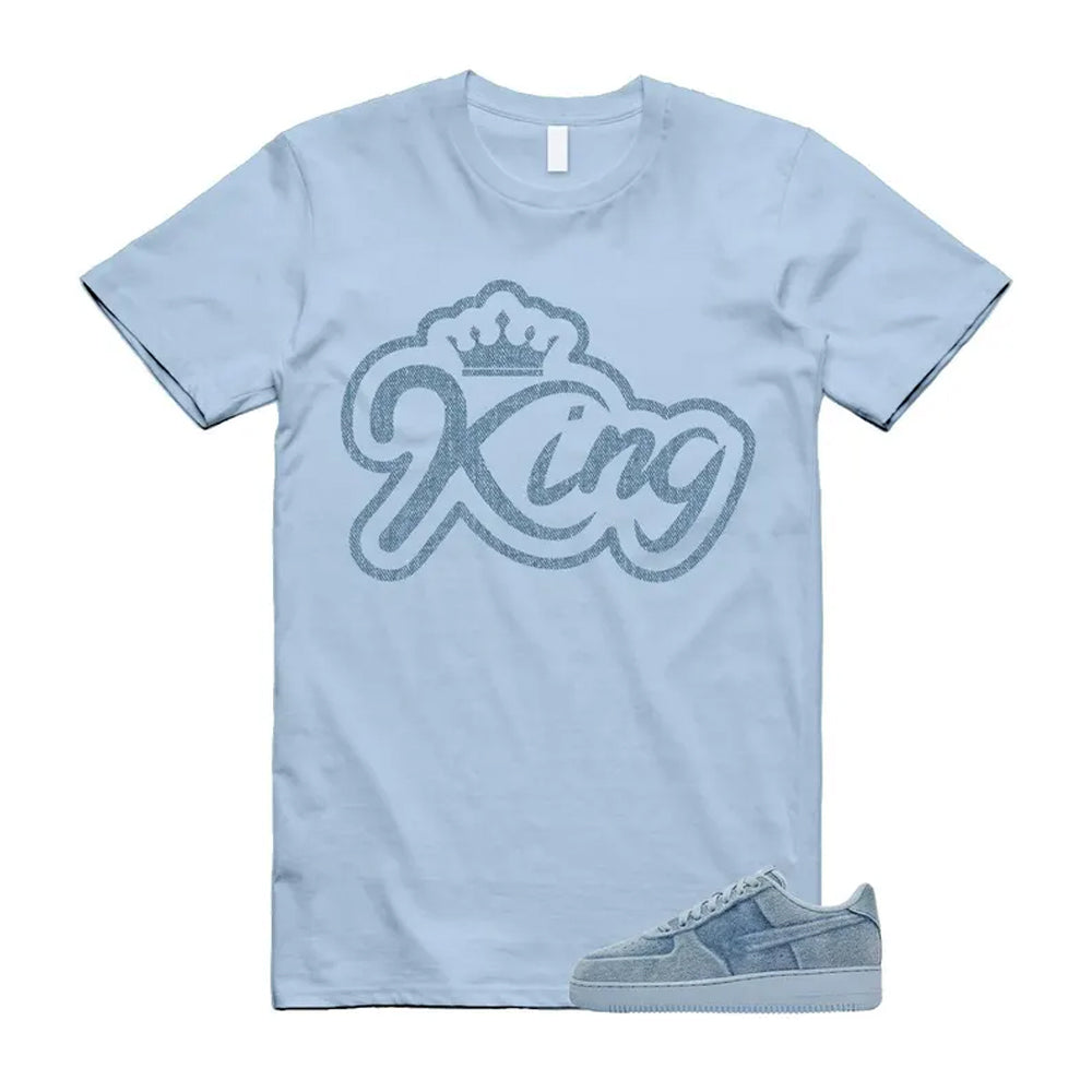 Air Force 1 Denim Light Armory Blue Shirt To Match King product image 1